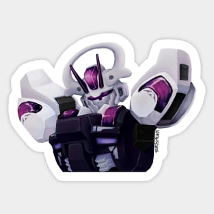 Schwarzette Gundam Sticker